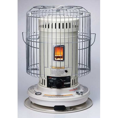 Keroheat CV23K Oil Fired Convection Heater, 23,500 BtuH, Kerosene, 1,000 sq ft Heat Area 1.9 gal
