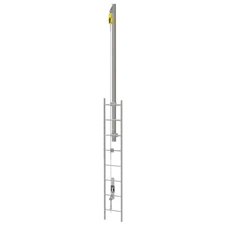 MSA Safety 30917-00 Latchways Vertical Ladder Lifeline Kits Vertical Ladder Lifeline Kit, 80 ft Length