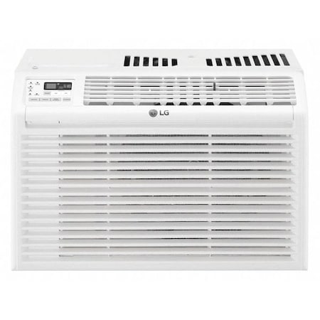 Lg LW6017R Window Air Conditioner, 6,000 BTU, 115V, 115V AC, Cool Only, 6000 BtuH, 17 5/16 in W.