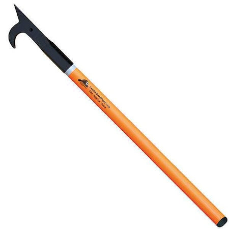 Leatherhead Tools PLO-12AH-B American Hook, 12 ft. Pro-Lite Pole, HiViz Orange