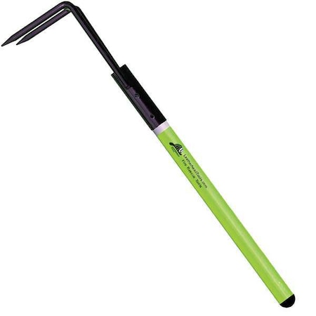 Leatherhead Tools PLL-12RH-B Rubbish Hook, 12 ft. Pro-Lite Pole, HiViz Lime