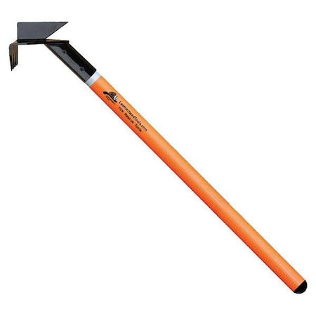 Leatherhead Tools PLO-12DH-B Drywall Hook, 12 ft. Pro-Lite Pole, HiViz Orange