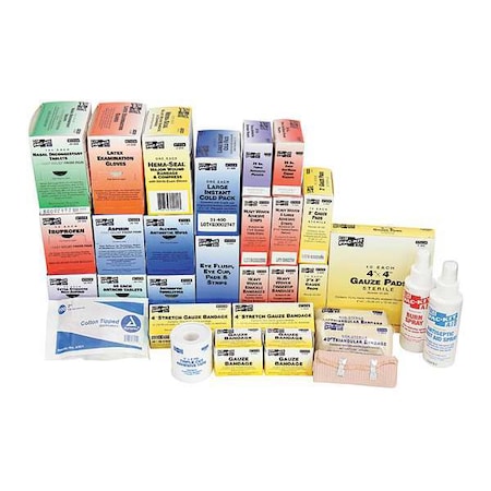 First AID Only 6175R Complete Refill or Kit, Not Applicable Not Applicable, 911 Components, 150 People Served