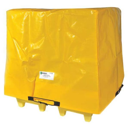 Enpac 5001-TARP Tarp Cover, 56 1/2 in x 56 1/2 in x 44 in, 44 in, Yellow, HDPE