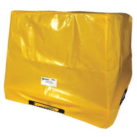 Enpac 5116-TARP Tarp Cover, 56 1/2 in x 56 1/2 in x 44 in, 44 in, Yellow, HDPE