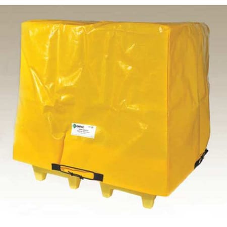 Enpac 5400-TARP Tarp Cover, 56 1/2 in x 56 1/2 in x 44 in, 44 in, Yellow, HDPE