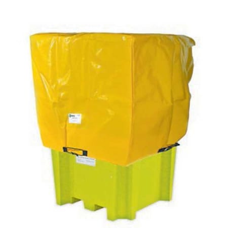Enpac 5460-TARP Tarp Cover, 60 in x 60 in x 58 in, 58 in, Yellow, Polyethylene