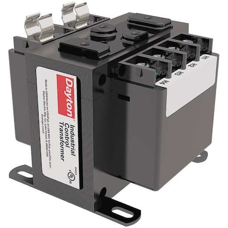 DAYTON 31EH44 Control Transformer, 250 VA, 24V AC, 240/480V AC