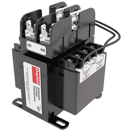 DAYTON 31EH29 Control Transformer, 150 VA, 120V AC, 208/277V AC