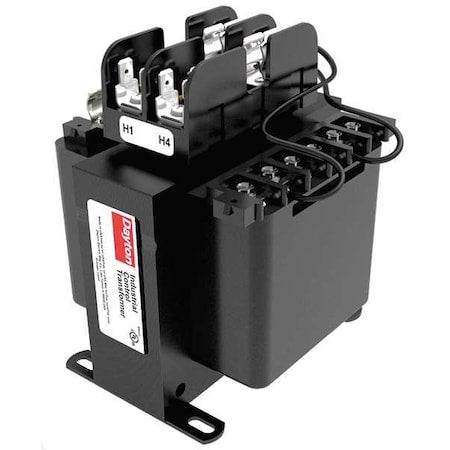 DAYTON 31EJ29 Control Transformer, 100 VA, 24V AC, 208/240/277/380/480V AC