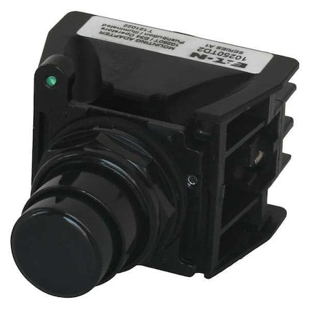 Eaton E34EX709B Hazardous Location Push Button, 30 mm, 2NO/2NC, Black