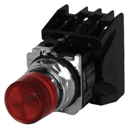 Eaton 10250T828RD2A Illum Push Button, FullVolt, Red, 1NO/1NC
