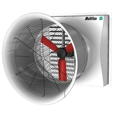 Multifan C8E92K0M10038 Agricultural Exhaust Fan, 240V, 23/32 HP