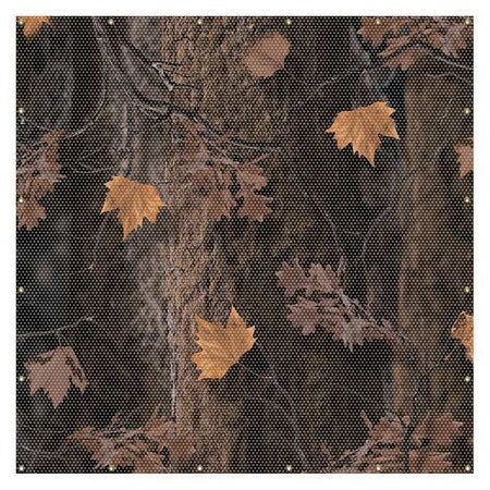 Accuform PWD144BU Printed Welding Screen, Tree Branches, Transparent Vinyl, 13 oz/sq yd, 6 ft W x 6 ft H, Blue
