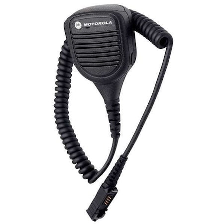 Motorola PMMN4071A Speaker Mic, Polycarbonate/Metal, 3-5/64