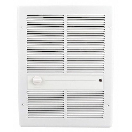 Markel Products E3313TRPW Recessed Electric Wall-Mount Heater, Recessed or Surface, 1500/750 W, 120V AC, White