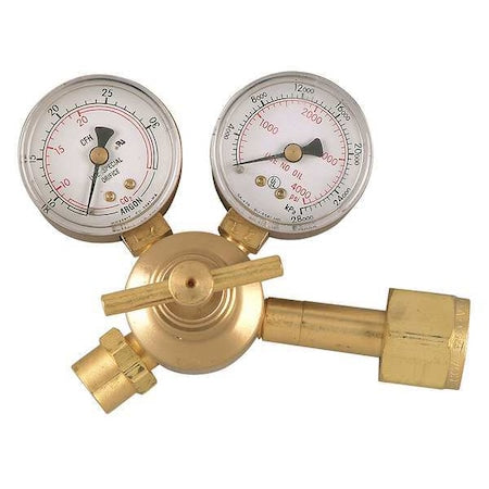 Radnor RAD64003038 Flow Gauge Regulator, Carbon Dioxide, Single Stage, 0.825