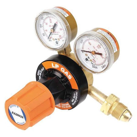 Radnor RAD64003065 Gas Regulator, Propane, Propylene, Single Stage, 0.885