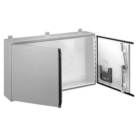 Nvent Hoffman A304210WFLP 3 Point Latch with keyed Handle Electrical Enclosures, 30 in H, 10 in D, 42 in W, 12, 13, Steel