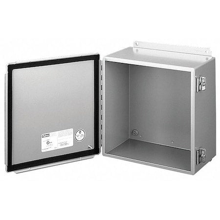 Nvent Hoffman A14086CH Screw Down Clamps Electrical Enclosures, 14 in H, 6 in D, 8 in W, 12, 13, Steel