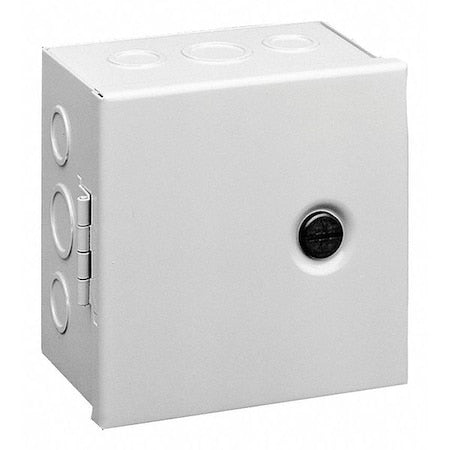 Nvent Hoffman AHE18X18X6 1/4 Turn Latch Electrical Enclosures, 18 in H, 6 in D, 18 in W, 1, Steel
