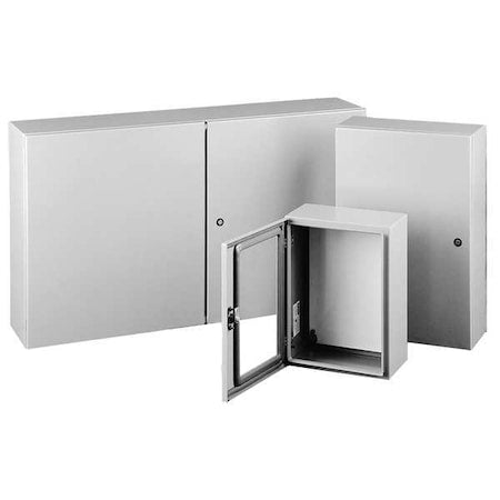 Nvent Hoffman CSD36308 1/4 Turn Latch Electrical Enclosures, 36 in H, 8 in D, 30 in W, 12, 13, 4, Steel
