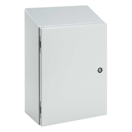 Nvent Hoffman CSD16168SSST 1/4 Turn Latch Electrical Enclosures, 16 in H, 8 in D, 16 in W, 12, 3R, 4, 4X, 304 Stainless Steel