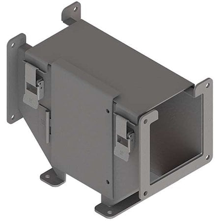 Nvent Hoffman F44LTC Wireway Tee, 12 Type, NEMA 12 Rating, Steel, Painted