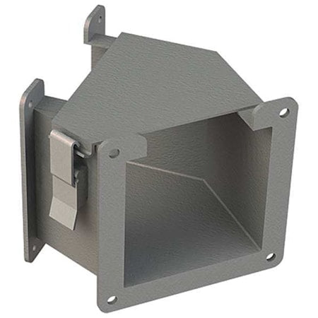 Nvent Hoffman F44LE45A Wireway 45 Degree Elbow, 12 Type, NEMA 12 Rating, Steel, Painted