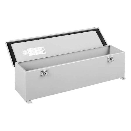 Nvent Hoffman F66T18HC Wiring Trough, 12 Rating, Steel, Powder Coated