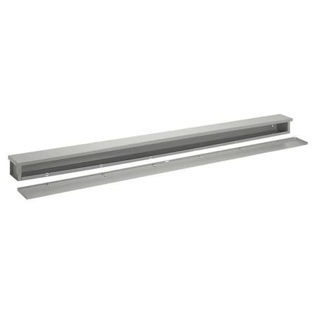 Nvent Hoffman A121272RT Wiring Trough, 3R Rating, Steel, Galvanized