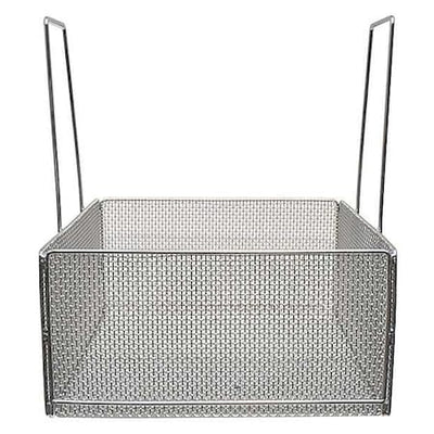 Marlin Steel Wire Products 00-00007001A-31 Rectangular Parts Washing Basket, #4 Mesh Size, Stainless Steel, Silver