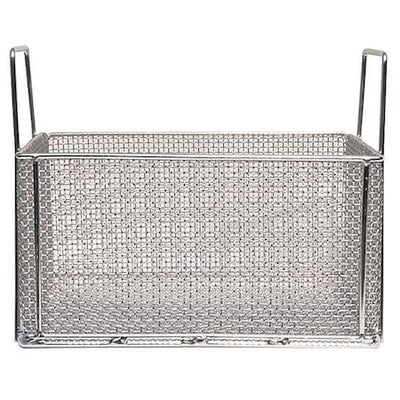 Marlin Steel Wire Products 00-103A-31 Rectangular Parts Washing Basket, #4 Mesh Size, Stainless Steel, Silver