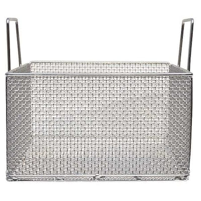 Marlin Steel Wire Products 00-104A-31 Rectangular Parts Washing Basket, #4 Mesh Size, Stainless Steel, Silver