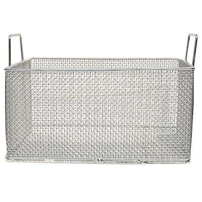 Marlin Steel Wire Products 00-105A-31 Rectangular Parts Washing Basket, #4 Mesh Size, Stainless Steel, Silver