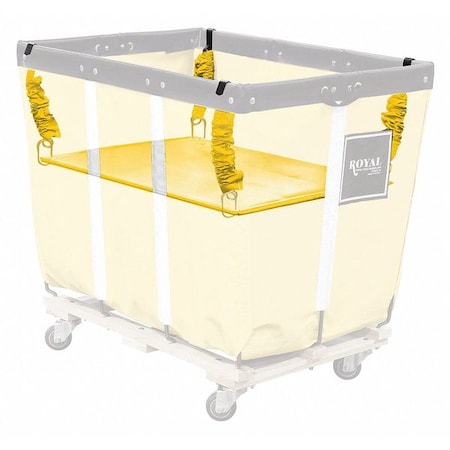 Royal Basket Trucks G50-YYX-SLN Spring Lift, 50 In. Yellow