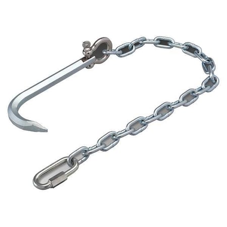 Allegro Industries 9401-32 Manhole Cover Hook, Steel, Silver