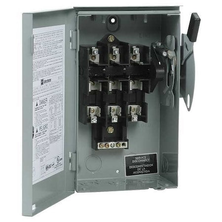 Eaton DG323NGB Fusible, Safety Switch, General Duty, 240 V, 3PST