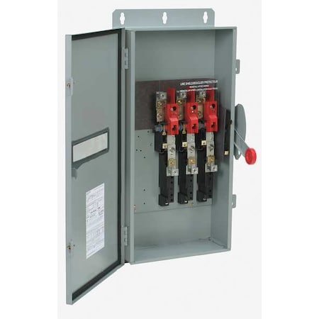 Eaton DH364URK Nonfusible, Safety Switch, Heavy Duty, 600 V, 3PST