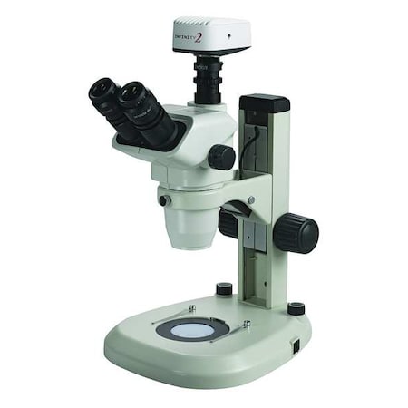 Accu-Scope 3076-LED Microscope, 9-13/32 in.Hx12-1/2 in.L, 17 lb.