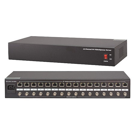 GEM BY Triplett HDHUB-16PVP 5 MP Video/Power Hub, 16 Position