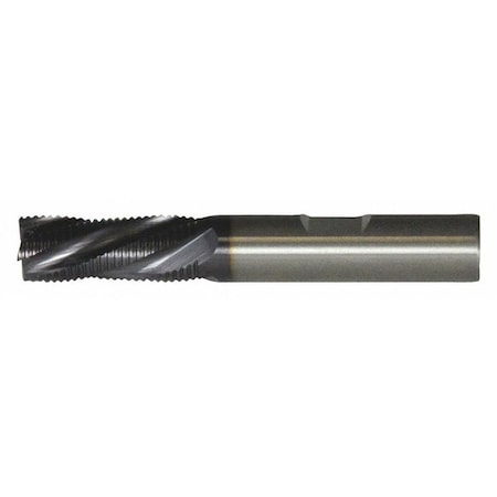 Cleveland C80158 4-Flute Carbide HP Square Single Roughing End Mill CTD CEM-RS-TA TiAlN 1x1x1x3-1/2