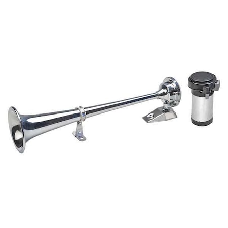 Wolo 145-24 Marine Air Horn, Electric, 15 in. L, 24V DC