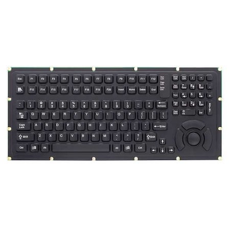 Ikey 5K-OEM-FSR-USB Industrial Keyboard, Corded, USB/PS2