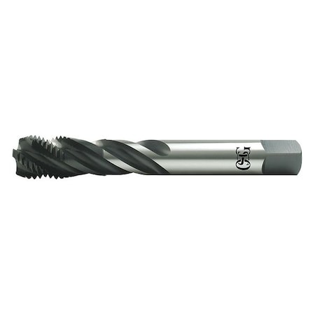 OSG 1311700501 Spiral Flute Tap, M24-3.00, Modified Bottoming, Metric Coarse, 4 Flutes, Oxide
