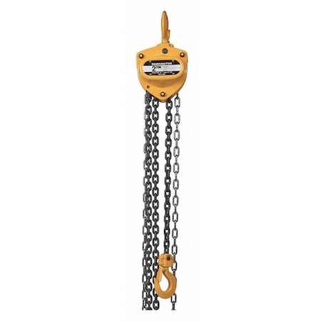 Harrington CB020-10 Manual Chain Hoist, 10 ft.Lift