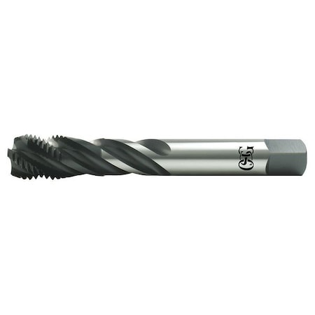 OSG 1312701701 Spiral Flute Tap, M24-3.00, Modified Bottoming, Metric Coarse, 4 Flutes, Oxide