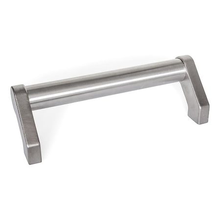 J.W. Winco 333.6-28-200 Pull Handle, Silver, Stainless Steel