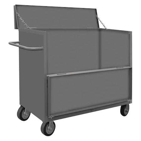 Durham MFG 3STDGT-SM3060-6MR-95 Secrty Box Truck w/Solid Sides, 65.5x30 in