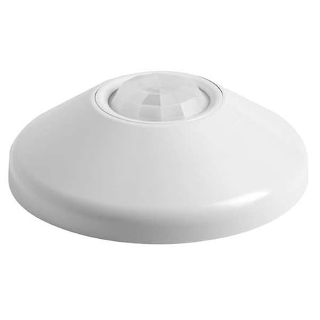 Sensorswitch CMR 9 P 347 Ceiling Mount Sensor, Occupancy, Photocell, Hard Wired, White, 500 sq ft, Fluorescent, Incandescent